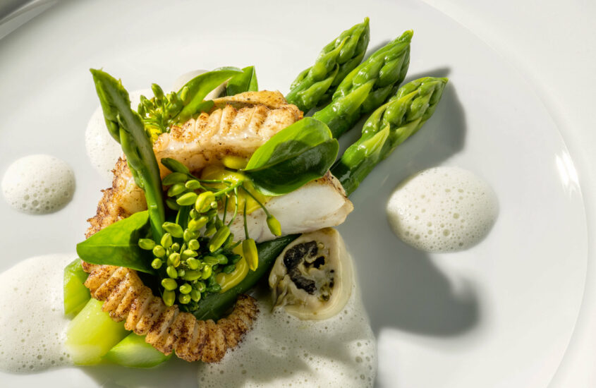 STEINBUTT. GRÜNER SPARGEL. AUSTER. - REZEPTE STEINBUTT. GRÜNER SPARGEL. AUSTER. - REZEPTE